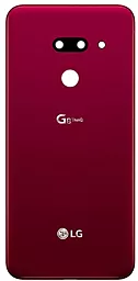 Задня кришка корпусу LG G8 G820 зі склом на 2 камери Carmine Red - фото Задня кришка корпусу LG G8 G820 зі склом на 2 камери Carmine Red