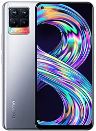 Смартфон Realme 8 6/128GB NFC Cyber Silver - фото Смартфон Realme 8 6/128GB NFC Cyber Silver