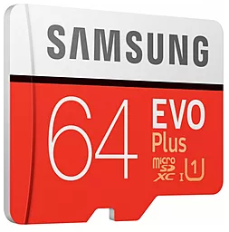 Карта пам'яті Samsung microSDXC 64GB Evo Plus Class 10 UHS-I U1 + SD-адаптер (MB-MC64HA/RU) - мініатюра 6