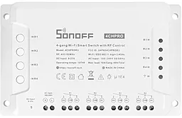 Умный 4-канальный переключатель Wi-Fi Sonoff 4CHPROR3 с управлением RF433MHz - фото Умный 4-канальный переключатель Wi-Fi Sonoff 4CHPROR3 с управлением RF433MHz