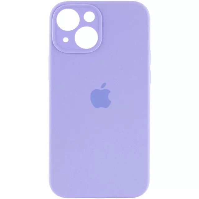 Чехол Silicone Case Full Camera for Apple iPhone 14 Elegant Purple - фото 1