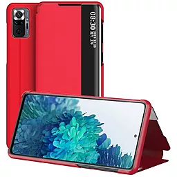 Чехол Epik Smart View Cover Xiaomi Redmi Note 10 Pro Red