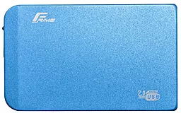 Карман для HDD Frime SATA HDD/SSD 2.5" USB 2.0 Metal (FHE62.25U20) Blue - миниатюра 2