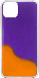 Чохол Epik Neon Sand glow in the dark Apple iPhone 12 Mini Purple/Orange
