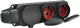 Колодка для подовжувача PiPo PP SP-3133 3 розетки 16A IP44 каучук - фото Колодка для подовжувача PiPo PP SP-3133 3 розетки 16A IP44 каучук