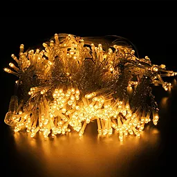 Светодиодная гирлянда ColorWay 300LED (CW-GW-300L33V) 3x3м, штора-занавес, 220V Warm White - фото Светодиодная гирлянда ColorWay 300LED (CW-GW-300L33V) 3x3м, штора-занавес, 220V Warm White