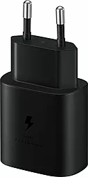 Сетевое зарядное устройство Samsung Adapter USB-C PD25W Black (EP-TA800/HC)