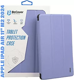 Чехол для планшета BeCover Tri Fold Soft TPU Siliconee для Apple iPad Air 11" M2 2024, M3 2025 Purple (711411)