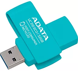 Флешка ADATA 32 GB UC310 Eco USB 3.2 Green (UC310E-32G-RGN) - фото Флешка ADATA 32 GB UC310 Eco USB 3.2 Green (UC310E-32G-RGN)