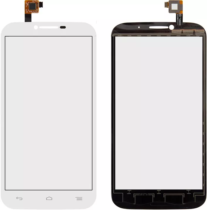 Сенсор (тачскрин) Alcatel One Touch Bluish 7047 Pop C9, 7047D White - фото 1
