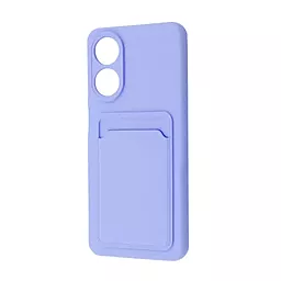 Чехол Wave Colorful Pocket для Oppo A17 Light Purple