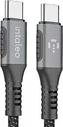 Кабель Intaleo CBGPD100wTT2 USB Type-C - Type-C 100w 5a 2м PD cable Gray (1283126559570) - фото Кабель Intaleo CBGPD100wTT2 USB Type-C - Type-C 100w 5a 2м PD cable Gray (1283126559570)
