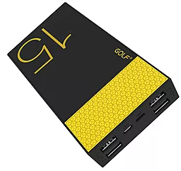Повербанк GOLF Hive15 15000mAh Black/Yellow - миниатюра 2