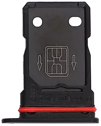 Держатель (лоток) Сим карты OnePlus 9R и карты памяти Dual SIM Carbon Black
