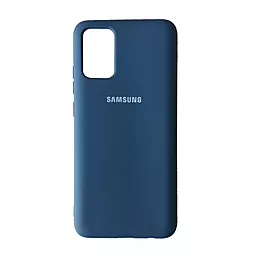 Чехол 1TOUCH Silicone Case Full для Samsung Galaxy A02S Navy Blue