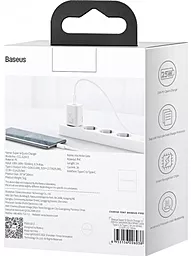 Мережевий зарядний пристрій з швидкою зарядкою Baseus Super Si QC 25W 3A EU + USB C-C Cable White (TZCCSUP-L02) - мініатюра 8