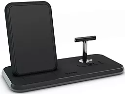 Беспроводная док-станция с быстрой QI зарядкой Zens 2a docking station with wireless charging black (ZEDC06B/00) - фото Беспроводная док-станция с быстрой QI зарядкой Zens 2a docking station with wireless charging black (ZEDC06B/00)