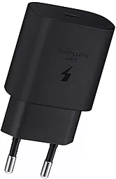 Мережевий зарядний пристрій з швидкою зарядкою Samsung Original 25W PD 3A Adapter USB-C Black (EP-TA800NBEGRU)