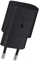 Сетевое зарядное устройство с быстрой зарядкой Samsung Original 25W PD 3A Adapter USB-C Black (EP-TA800NBEGRU) - фото Сетевое зарядное устройство с быстрой зарядкой Samsung Original 25W PD 3A Adapter USB-C Black (EP-TA800NBEGRU)