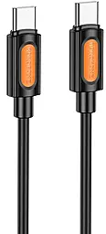 Кабель Borofone BX114 Structure USB Type-C - Type-C 60w 3a 1м PD cable Black - фото Кабель Borofone BX114 Structure USB Type-C - Type-C 60w 3a 1м PD cable Black