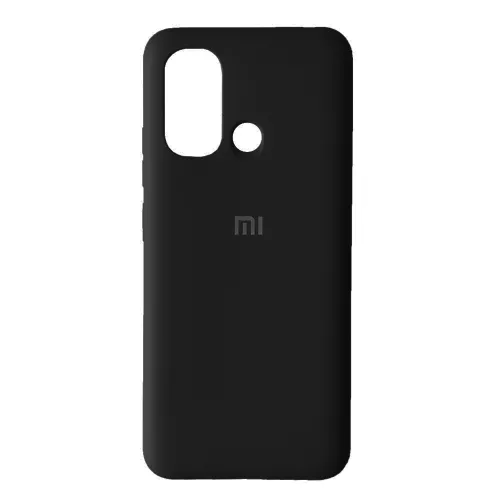 Чехол Silicone Case Full для Xiaomi Redmi 12C Black - фото 1