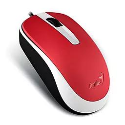 Компьютерная мышка Genius DX-120 (31010105104) Red - фото Компьютерная мышка Genius DX-120 (31010105104) Red