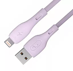 Кабель USB SkyDolphin S22L Soft Silicone USB Lightning Cable Violet - миниатюра 2