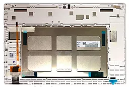 Дисплей для планшету Lenovo Tab 4 10 TB-X304L, TB-X304F + Touchscreen with frame White - мініатюра 2