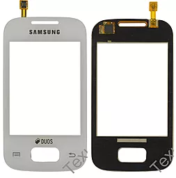 Сенсор (тачскрин) Samsung Galaxy Pocket S5300, Galaxy Pocket Duos S5302 White - фото Сенсор (тачскрин) Samsung Galaxy Pocket S5300, Galaxy Pocket Duos S5302 White