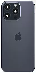 Задняя крышка корпуса Apple iPhone 15 Pro Max со стеклом камеры Original Blue Titanium