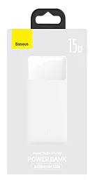 Повербанк Baseus Bipow Digital Display 30000mAh 15W White (PPDML-K02) - миниатюра 2
