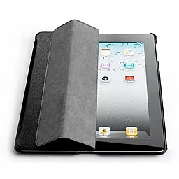 Чехол для планшета JustCase Leather Case For iPad 2/3/4 Black (SS0002) - миниатюра 2