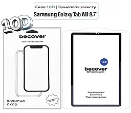 Захисне скло BeCover для Samsung Galaxy Tab A11 SM-X133/X135 8.7" Black (713934) - фото Захисне скло BeCover для Samsung Galaxy Tab A11 SM-X133/X135 8.7" Black (713934)
