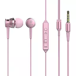 Навушники Baseus Lark Series Wired Sakura Pink