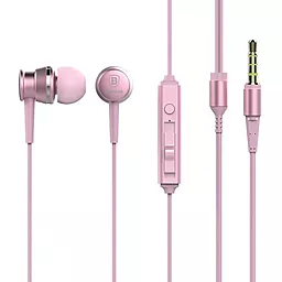 Наушники Baseus Lark Series Wired Sakura Pink