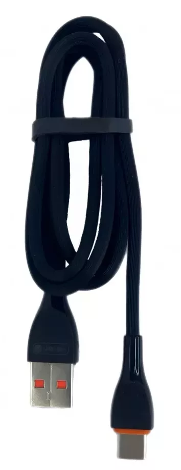 Кабель Veron SC08 USB-A - Type-C 15w 3a 1м cable Black - фото 3
