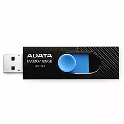 Флешка ADATA 128GB UV320 USB 3.1 (AUV320-128G-RBKBL) Black - фото Флешка ADATA 128GB UV320 USB 3.1 (AUV320-128G-RBKBL) Black