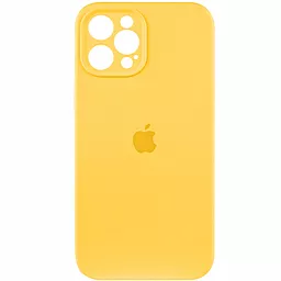 Чехол Silicone Case Full Camera Protective для Apple iPhone 12 Pro Max Sunny Yellow