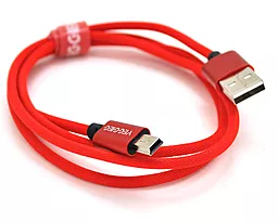 USB Кабель Veggieg UM5-1 Mini USB Cable Red - фото USB Кабель Veggieg UM5-1 Mini USB Cable Red