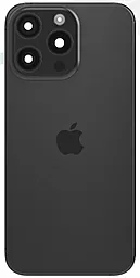 Задняя крышка корпуса Apple iPhone 15 Pro Max со стеклом камеры Original Black Titanium