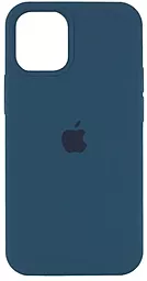 Чехол Silicone Case Full для Apple iPhone 14 Cosmos Blue