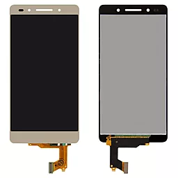 Дисплей Huawei Honor 7, Honor 7 Enhanced Edition с тачскрином, Gold - фото Дисплей Huawei Honor 7, Honor 7 Enhanced Edition с тачскрином, Gold