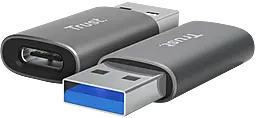 Адаптер-переходник Trust M/F USB3.2 -> Type-C grey (25573) - фото Адаптер-переходник Trust M/F USB3.2 -> Type-C grey (25573)
