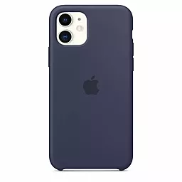 Чехол Apple Silicone Case PB для iPhone 11 Midnight Blue
