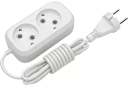 Сетевой фильтр (удлинитель) Electrum C-ES-1782 2 розетки 10А 2м белый - фото Сетевой фильтр (удлинитель) Electrum C-ES-1782 2 розетки 10А 2м белый