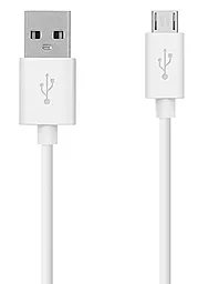 Кабель USB Optima micro USB Cable White