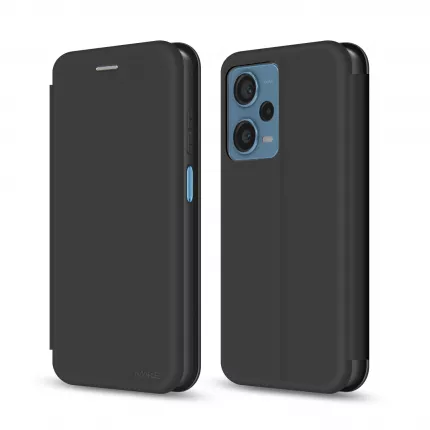 Чехол-книжка MAKE Flip для Xiaomi Redmi Note 12 Pro 5G Black (MCP-XRN12P5GBK)             - фото 1