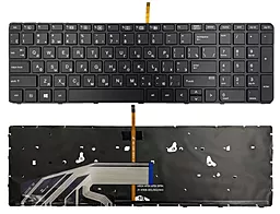 Клавиатура для ноутбука HP ProBook 450 G3 455 G3 470 G3 450 G4 455 G4 470 G4 с подсветкой   Black