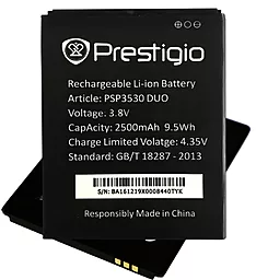 Аккумулятор Prestigio MultiPhone 3530 Duo / PSP3530 DUO (2500 mAh) 12 мес. гарантии - миниатюра 3