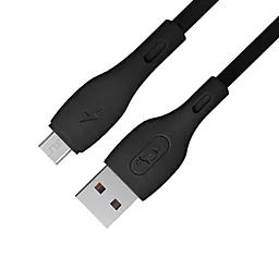 Кабель SkyDolphin S22V Soft Silicone USB-A - micro USB 12w 2.4a 1м cable Black (USB-000607) - миниатюра 2 Кабель SkyDolphin S22V Soft Silicone USB-A - micro USB 12w 2.4a 1м cable Black (USB-000607) - миниатюра 2